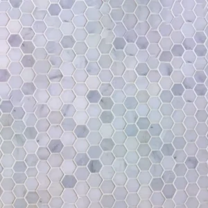 Oriental White Hexagon