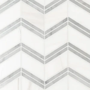 Bianco Dolomite Chevron